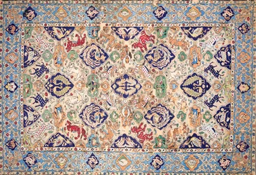 Inconnu, Iran - Tapisserie en soie